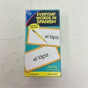 Everyday Words in Spanish Flash Cards